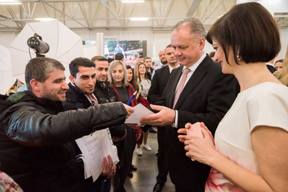 Povzbudením bolo aj stretnutie Iračanov s prezidentom SR A. Kiskom
